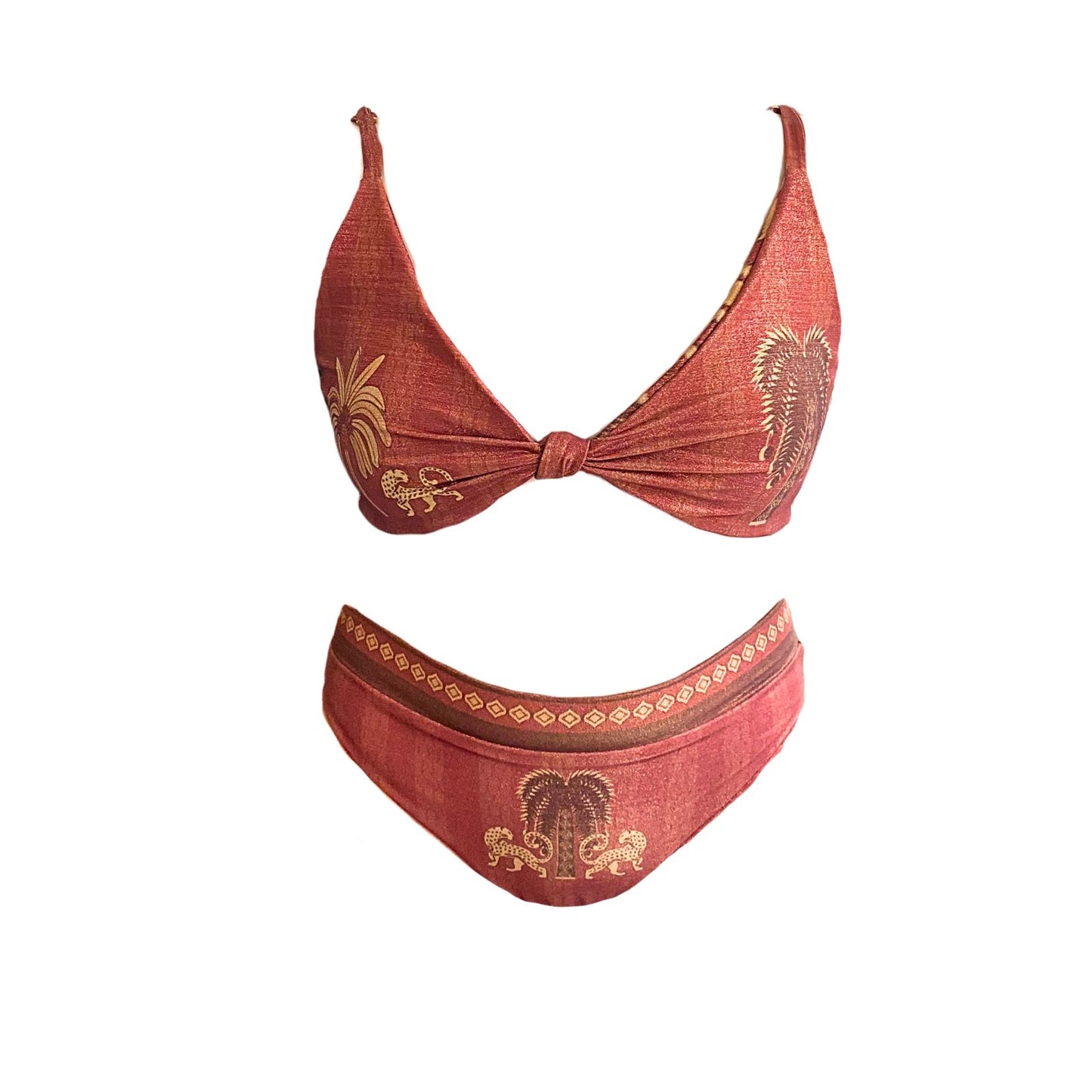 Colección bikinis- Bottom golden terracotta