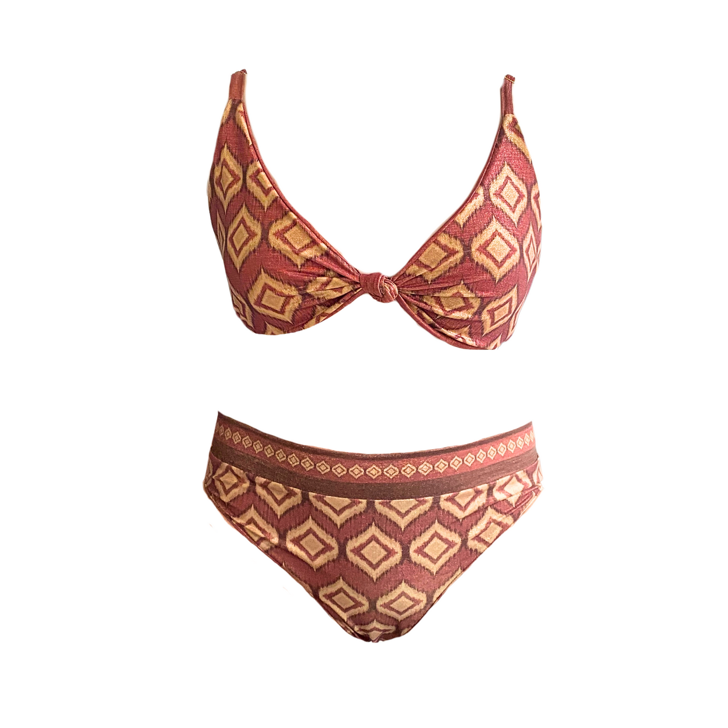 Colección bikinis- Bottom golden terracotta