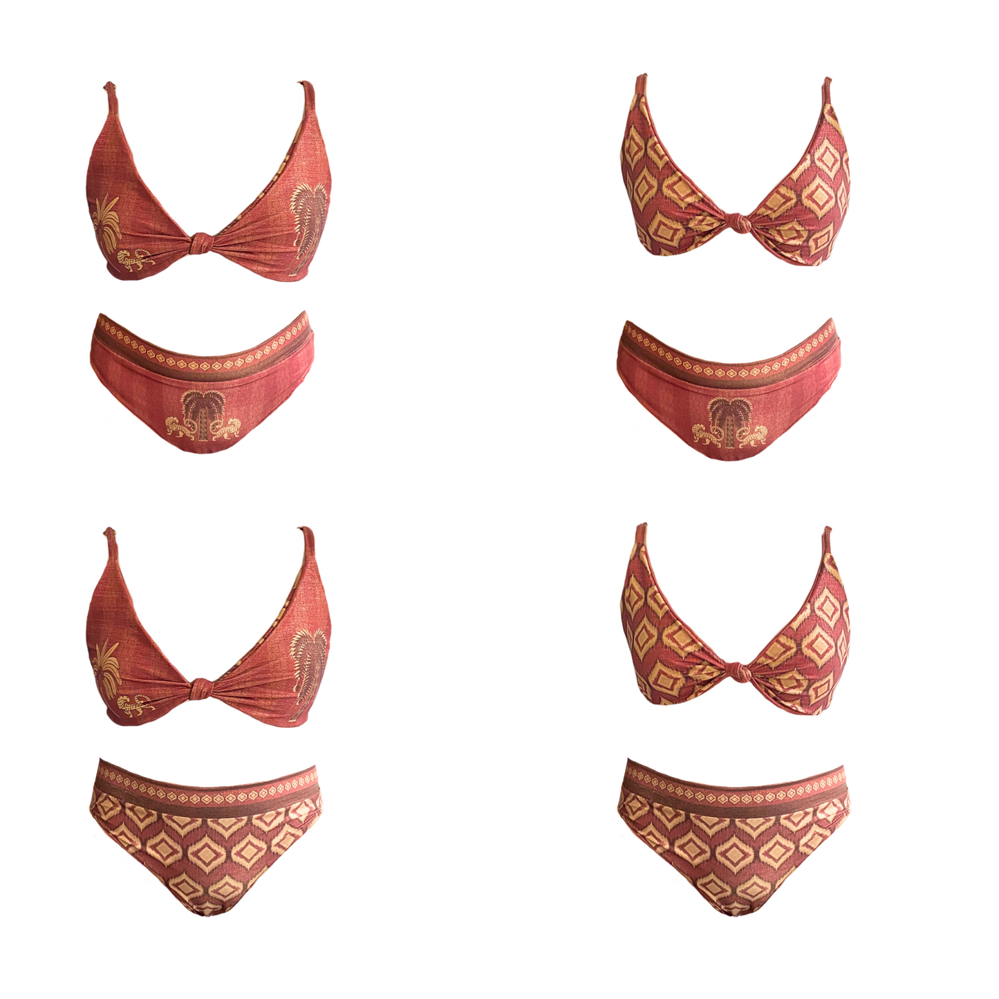 Colección bikinis- Bottom golden terracotta