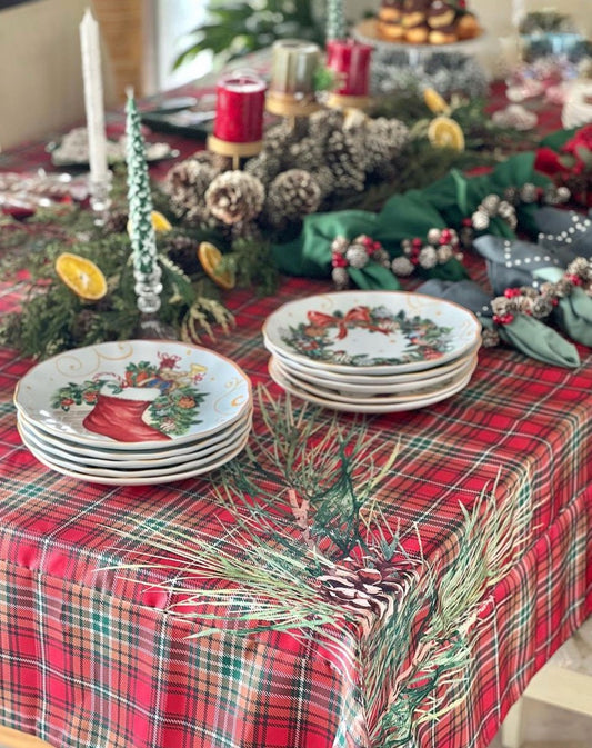 Mantel - Colección Navidad - tartán pino